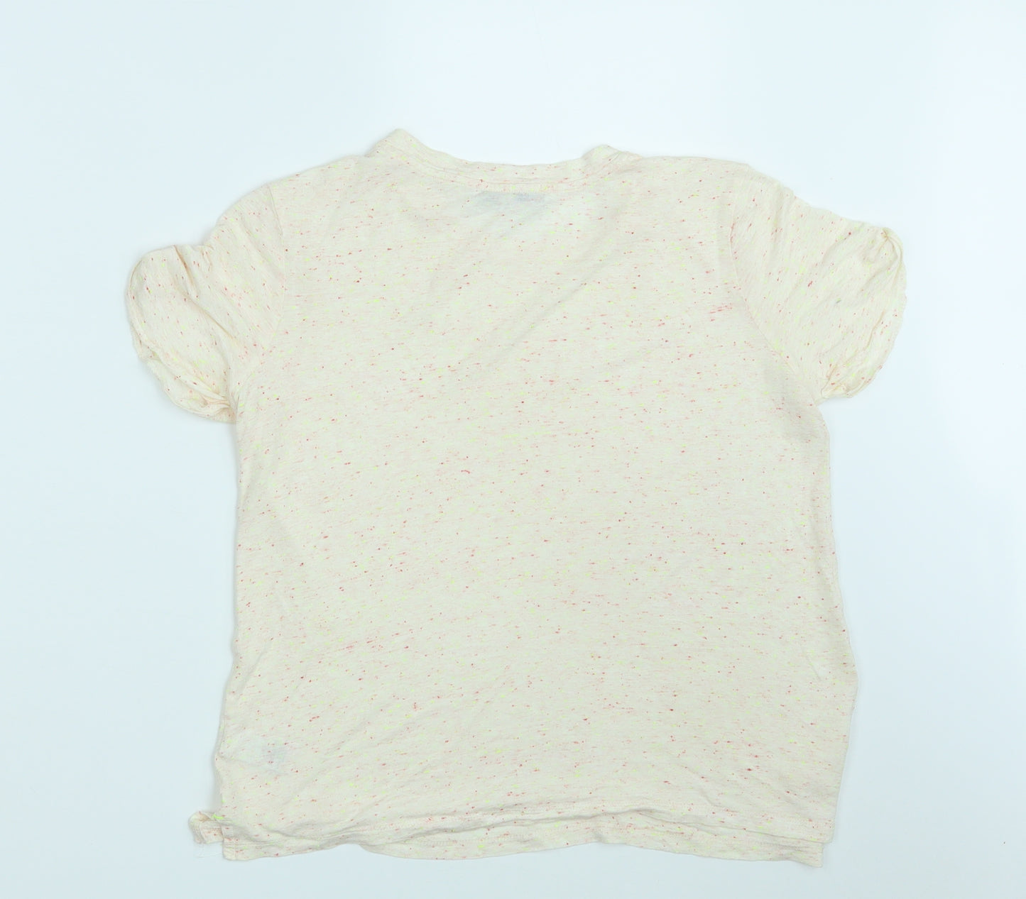 NEXT Womens Pink Polka Dot  Basic T-Shirt Size 12