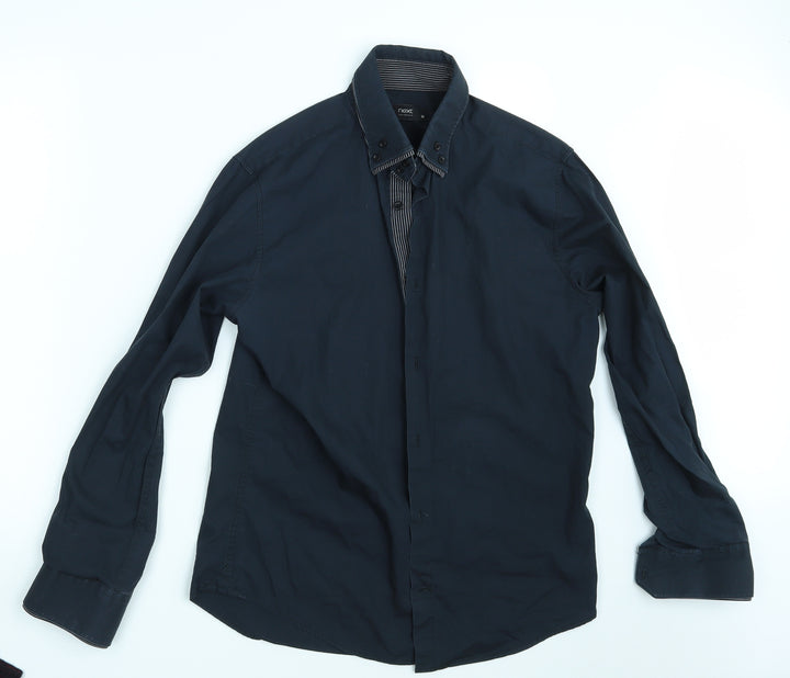 NEXT Mens Blue    Button-Up Size M