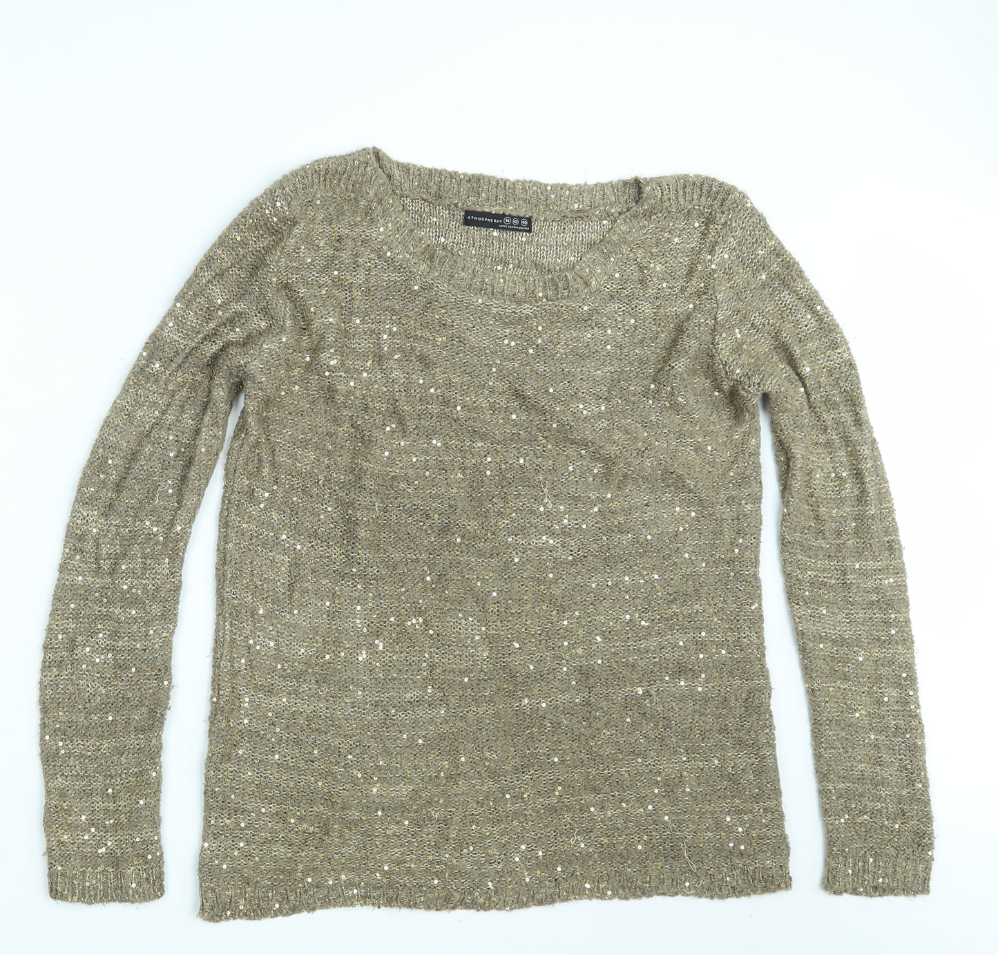 Atmosphere Womens Beige  Knit Pullover Jumper Size 14