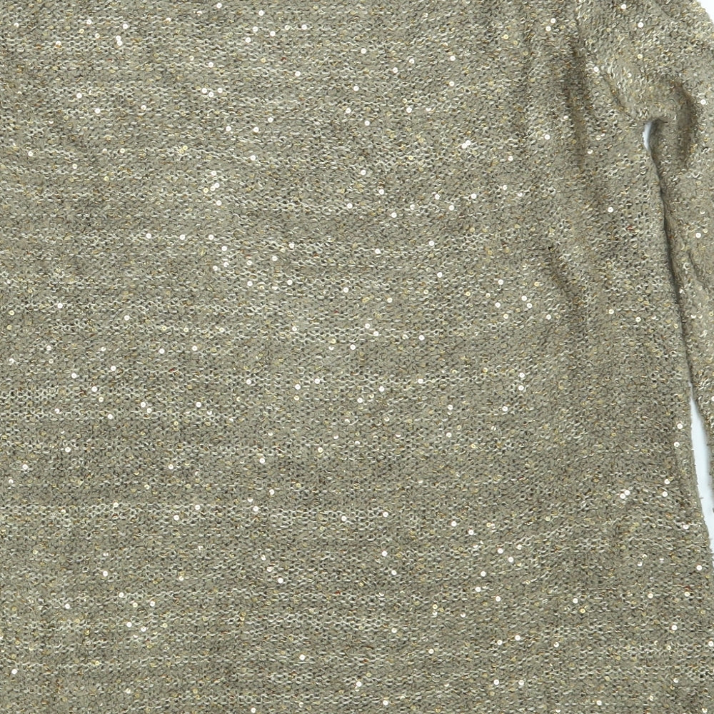 Atmosphere Womens Beige  Knit Pullover Jumper Size 14