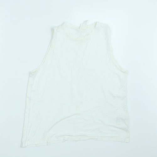 H&M Womens White   Basic Tank Size M