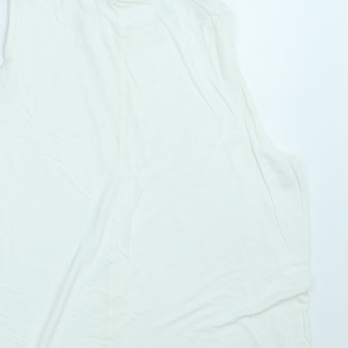 H&M Womens White   Basic Tank Size M
