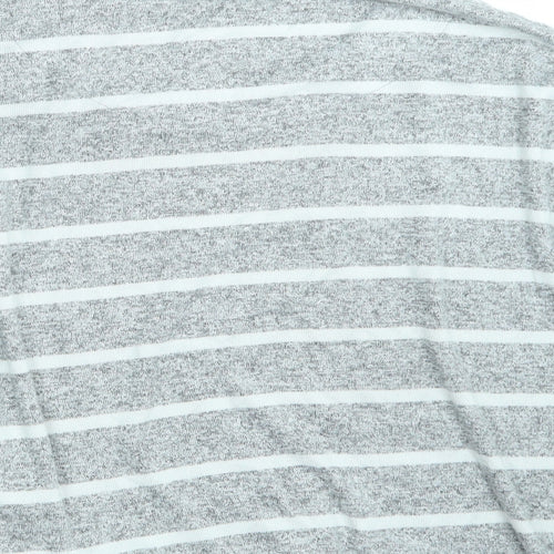 TU Womens Grey Striped  Pullover Jumper Size 12  - Lounge Wear