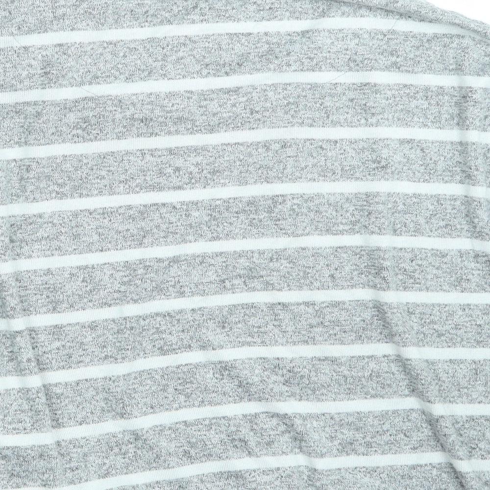 TU Womens Grey Striped  Pullover Jumper Size 12  - Lounge Wear
