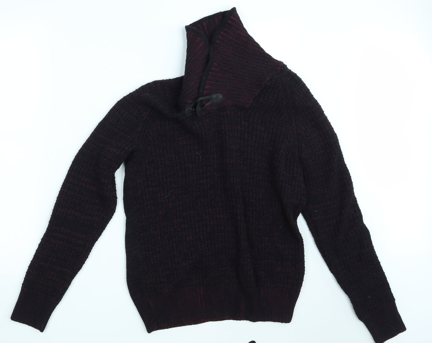 H&M Womens Black  Knit Pullover Jumper Size M