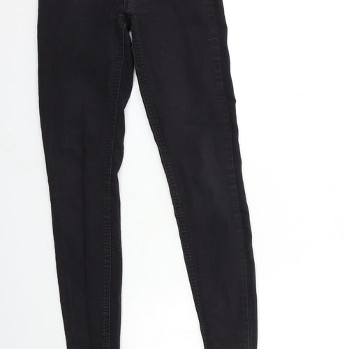 New Look Womens Black  Denim Skinny Jeans Size 8 L27 in