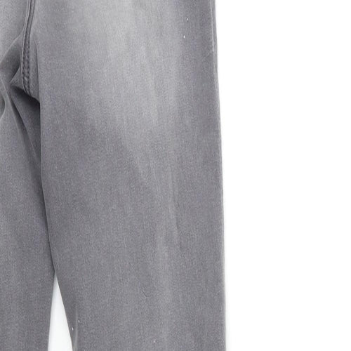 Papaya Womens Grey  Denim Skinny Jeans Size 8 L30 in
