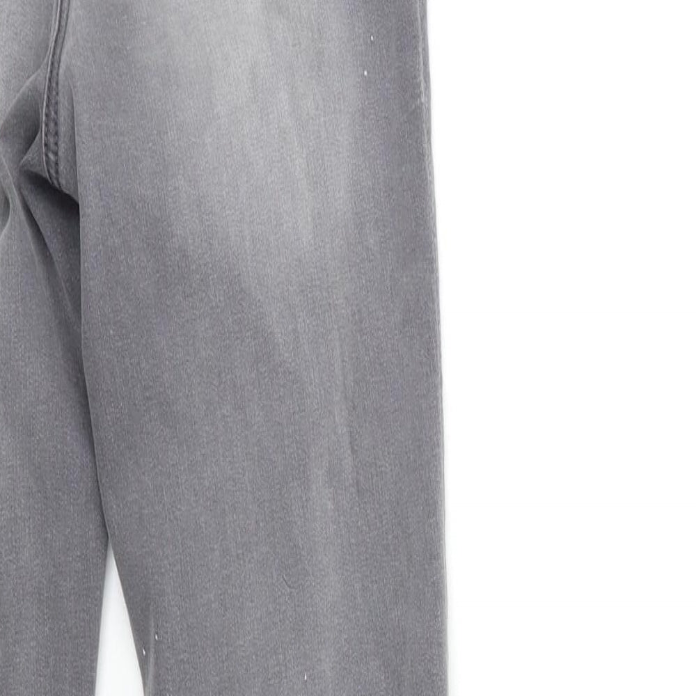 Papaya Womens Grey  Denim Skinny Jeans Size 8 L30 in