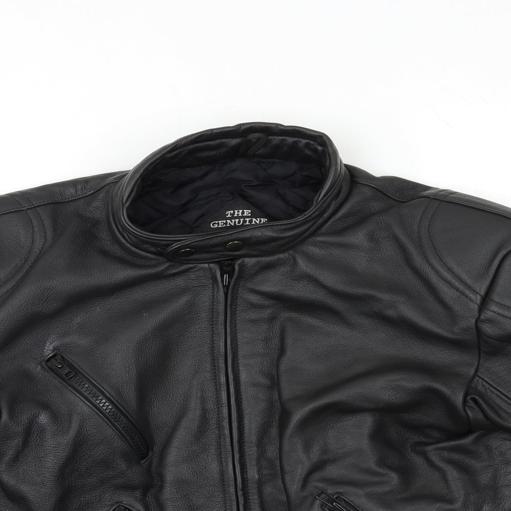 Scott Leathers Mens Black   Jacket Coat Size S  - Bike