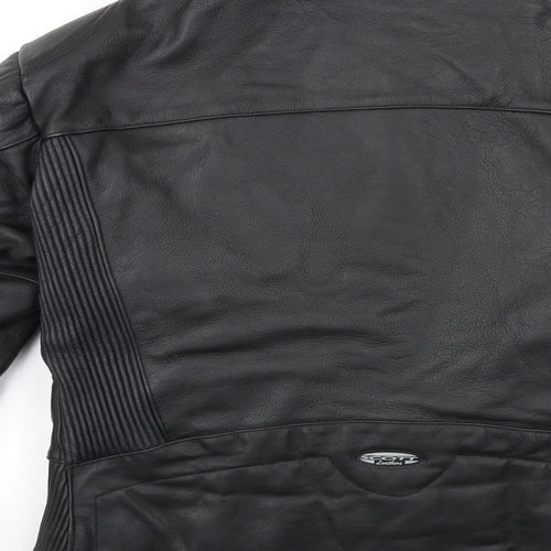 Scott Leathers Mens Black   Jacket Coat Size S  - Bike