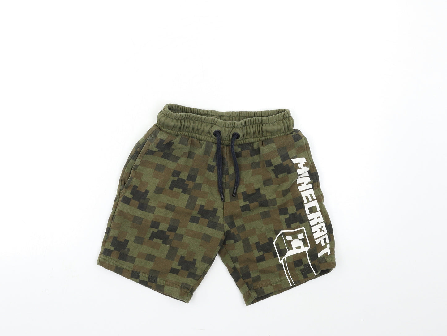 George Boys Grey Check  Sweat Shorts Size 7-8 Years