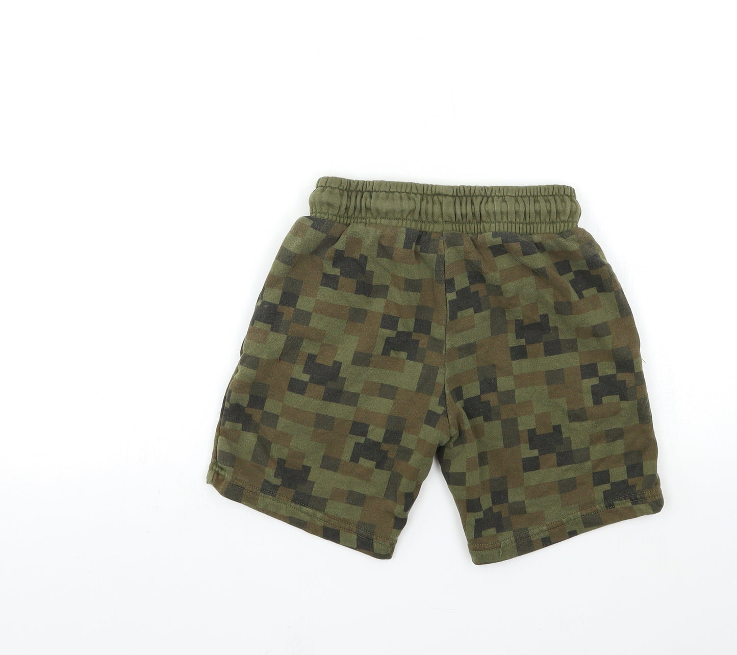 George Boys Grey Check  Sweat Shorts Size 7-8 Years