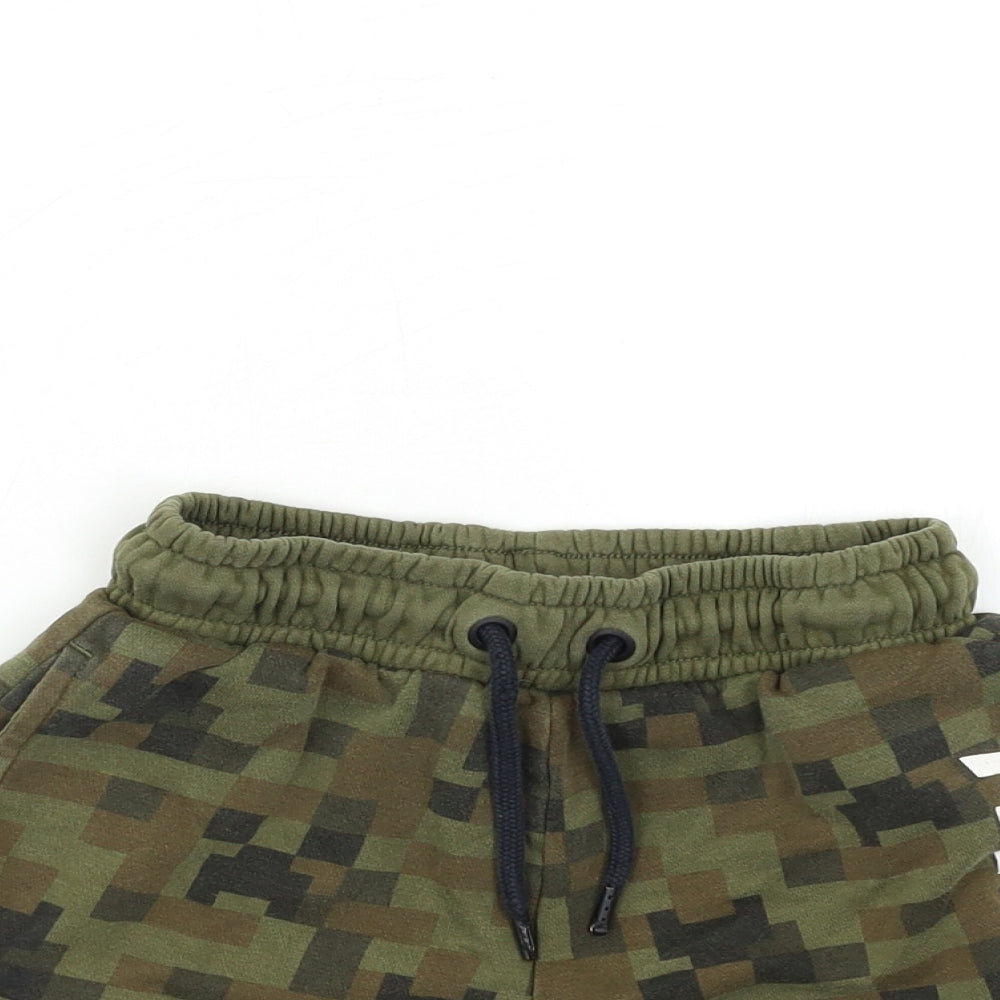 George Boys Grey Check  Sweat Shorts Size 7-8 Years
