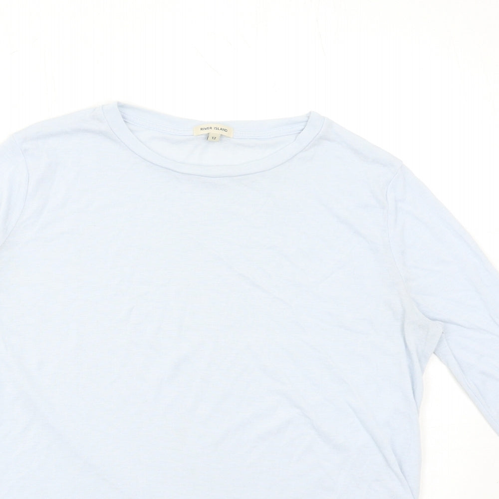River Island Womens Blue   Basic T-Shirt Size 12