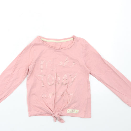 Nutmeg Girls Pink   Basic T-Shirt Size 5-6 Years