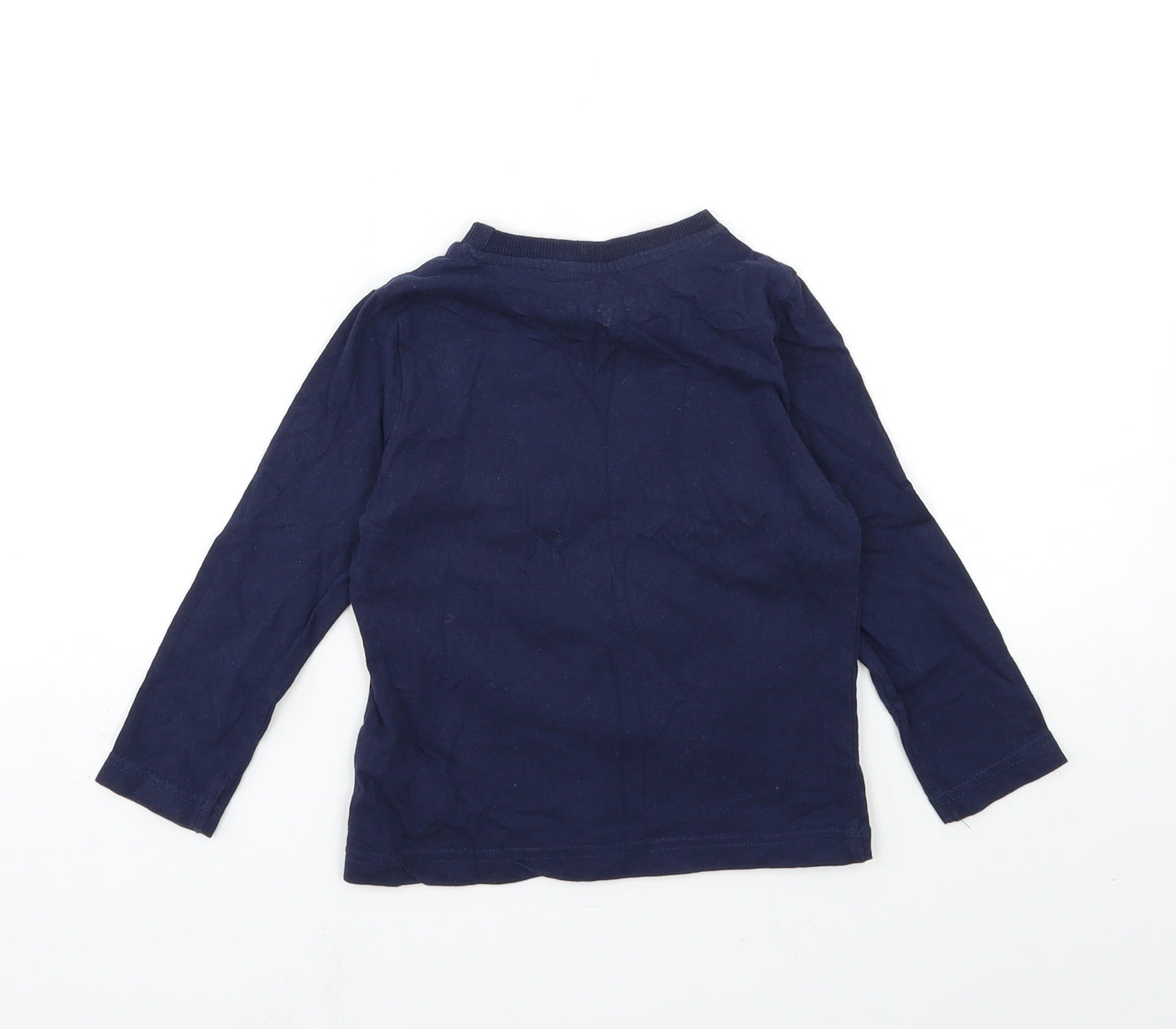 F&F Boys Blue   Basic T-Shirt Size 2-3 Years  - Christmas