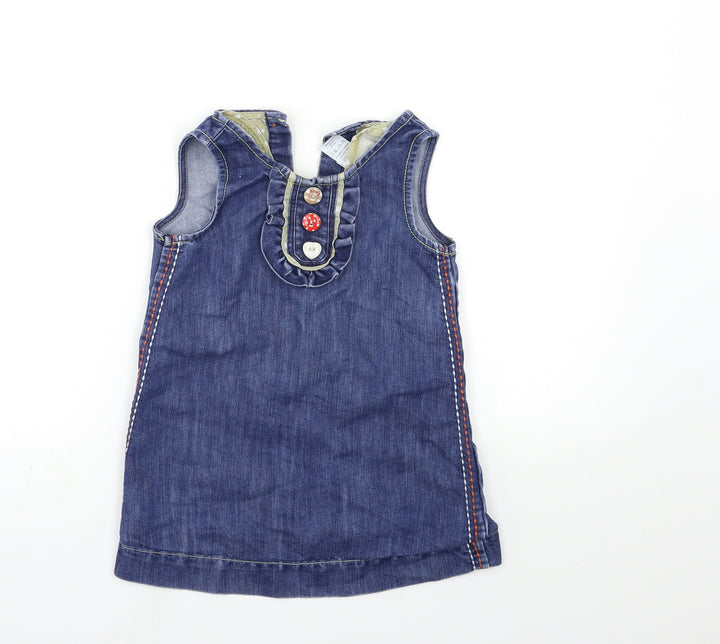 NEXT Girls Blue Denim A-Line Size 2-3 Years