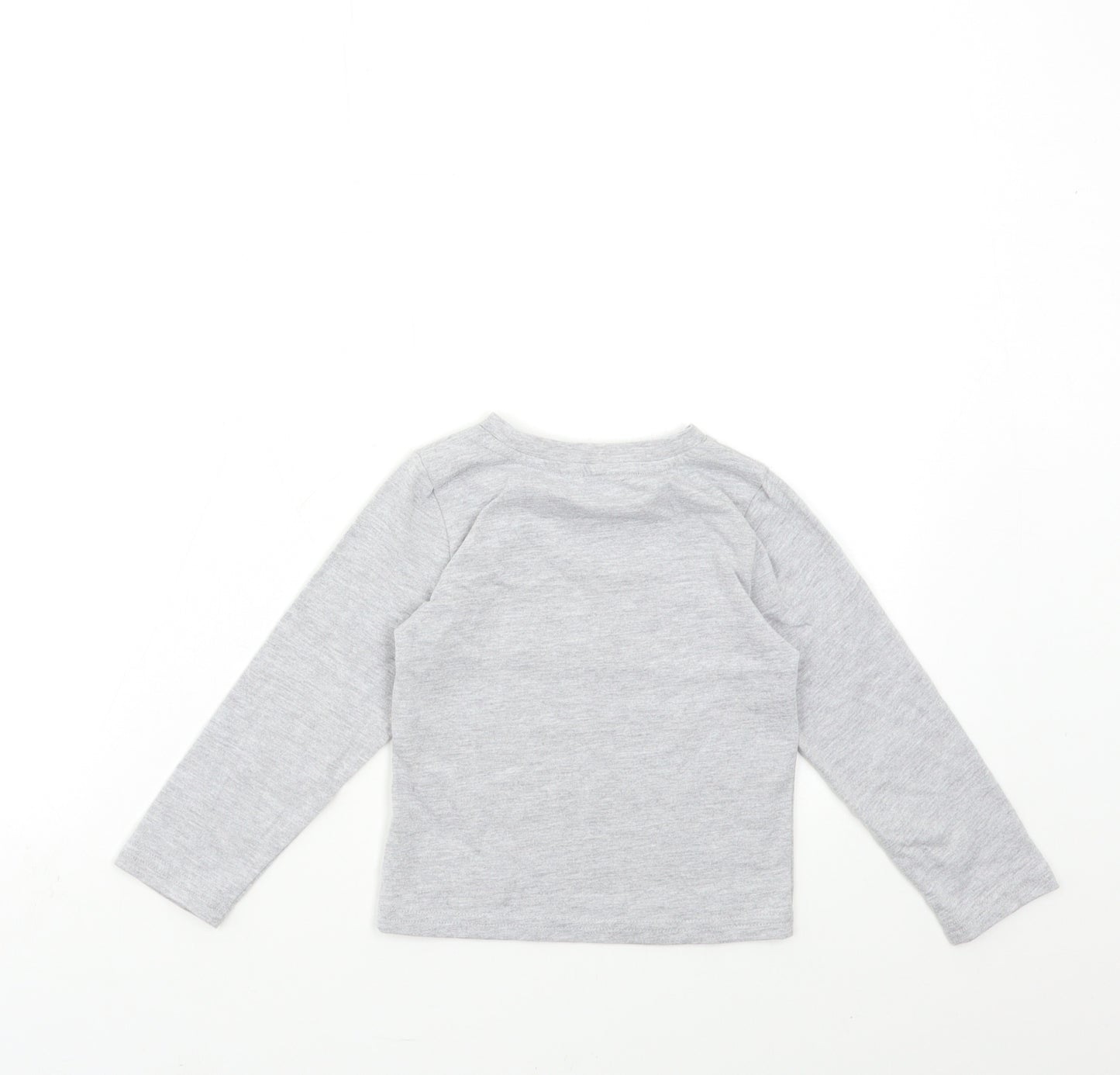 Primark Boys Grey   Basic T-Shirt Size 4-5 Years