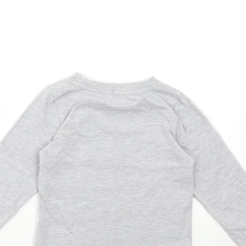 Primark Boys Grey   Basic T-Shirt Size 4-5 Years