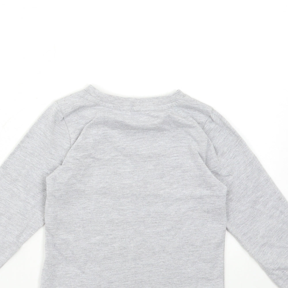 Primark Boys Grey   Basic T-Shirt Size 4-5 Years