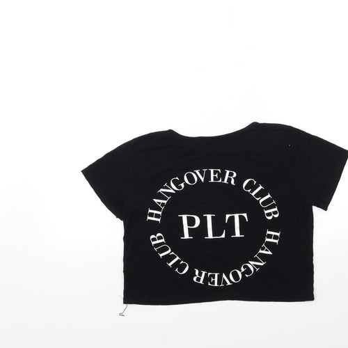 PRETTYLITTLETHING Womens Black   Basic T-Shirt Size 8