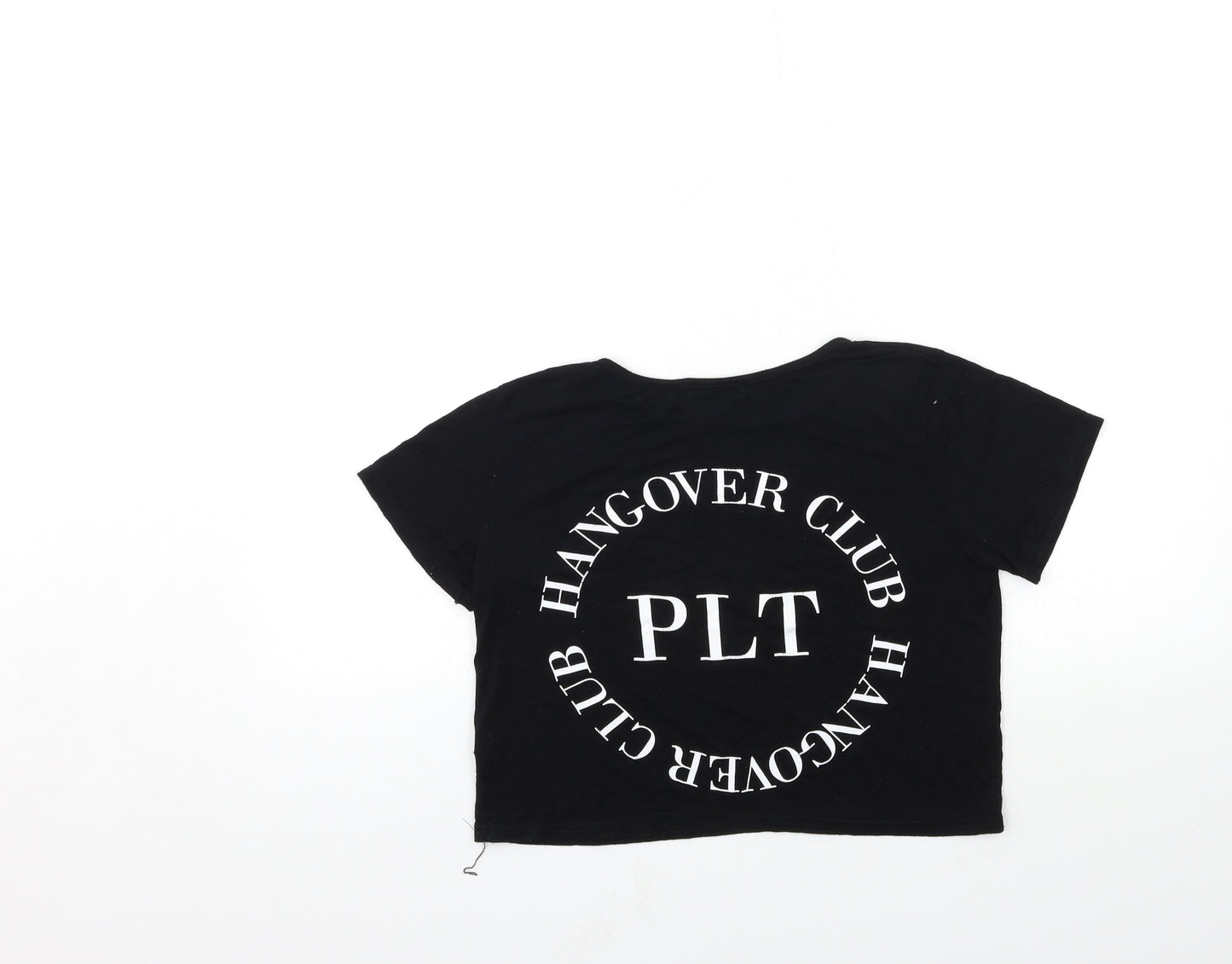 PRETTYLITTLETHING Womens Black   Basic T-Shirt Size 8