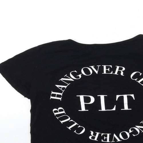 PRETTYLITTLETHING Womens Black   Basic T-Shirt Size 8