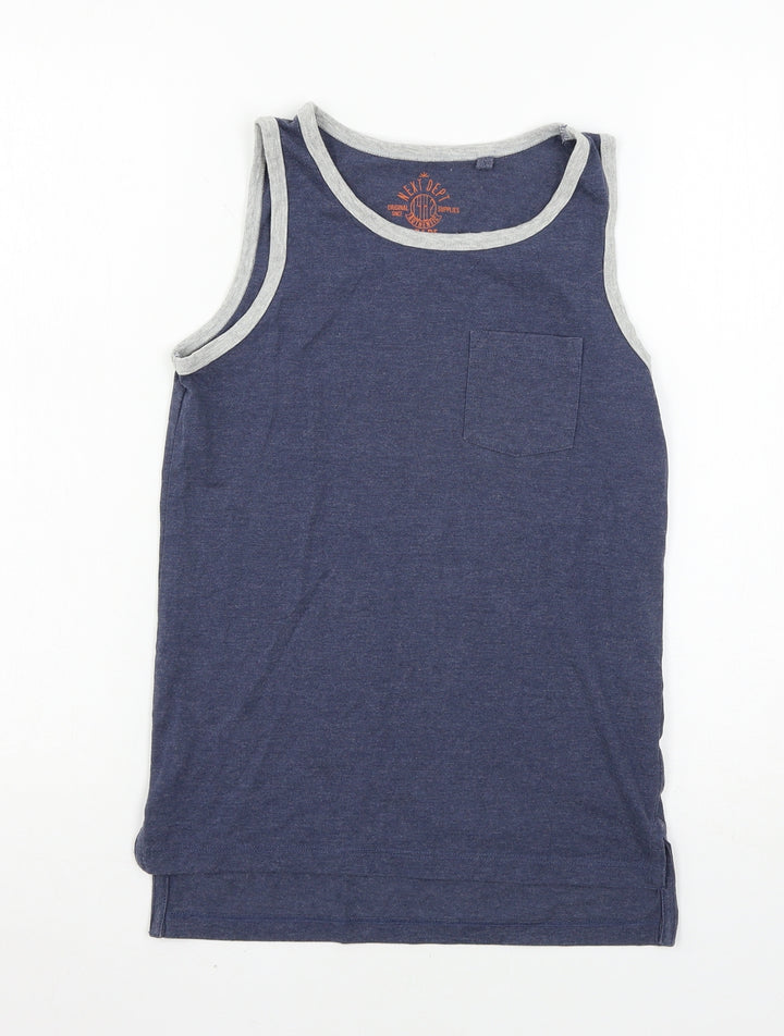 NEXT Boys Blue  Jersey Basic Tank Size 10 Years