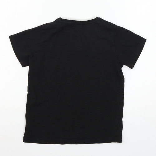 NEXT Boys Black  Jersey Basic T-Shirt Size 8 Years  - Uploading