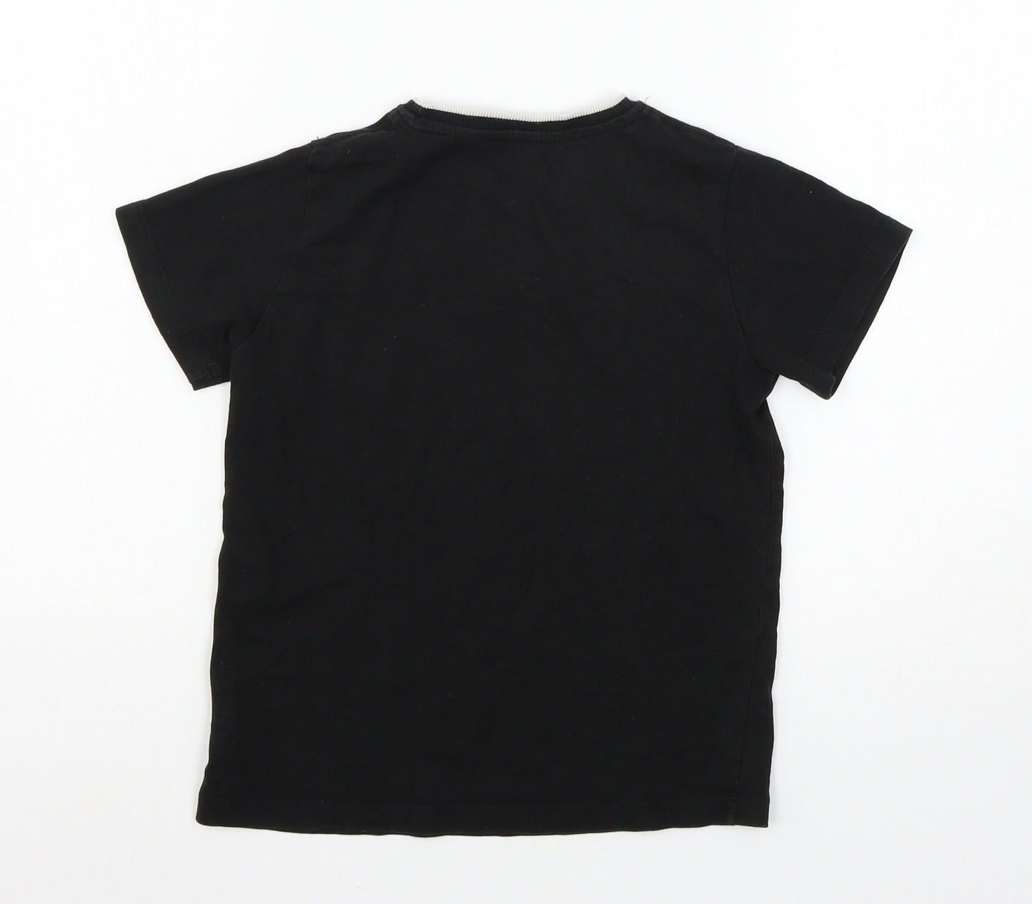 NEXT Boys Black  Jersey Basic T-Shirt Size 8 Years  - Uploading