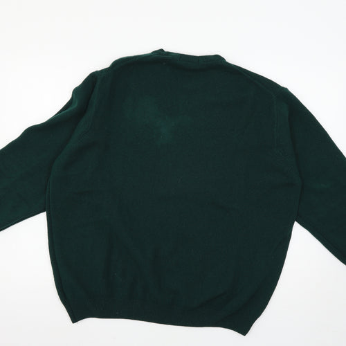 St Michael Mens Green  Knit Pullover Jumper Size XL