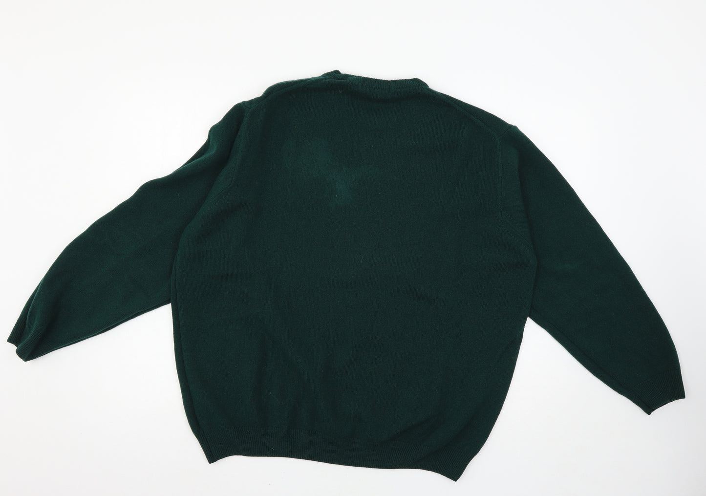 St Michael Mens Green  Knit Pullover Jumper Size XL