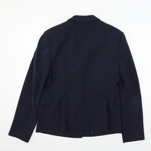 HUGO BOSS Womens Blue   Jacket Blazer Size 12
