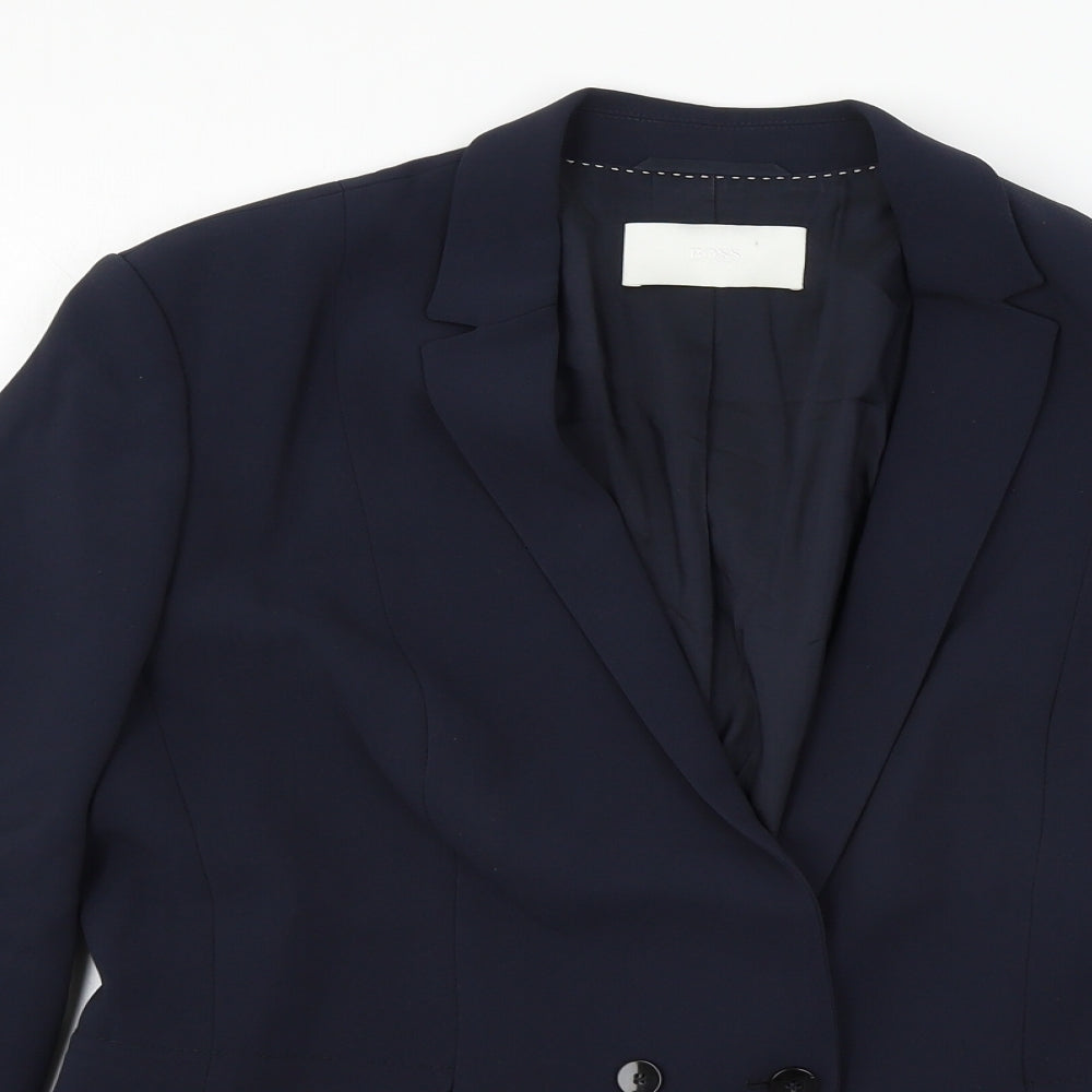 HUGO BOSS Womens Blue   Jacket Blazer Size 12
