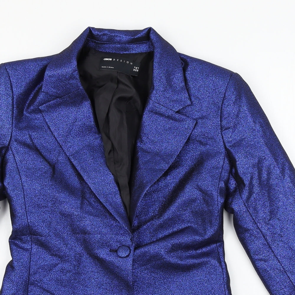 ASOS Womens Blue   Jacket Blazer Size 8