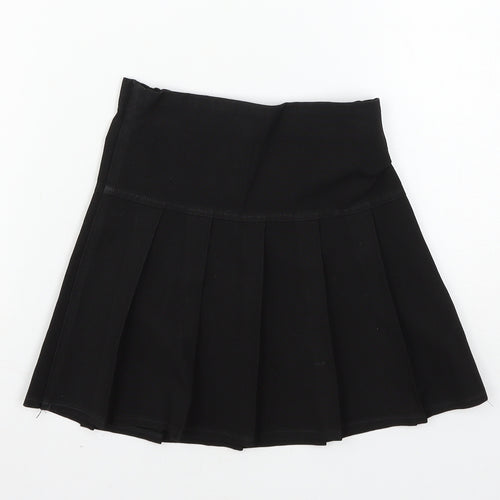 Marks and Spencer Girls Black   Flare Skirt Size 6 Years