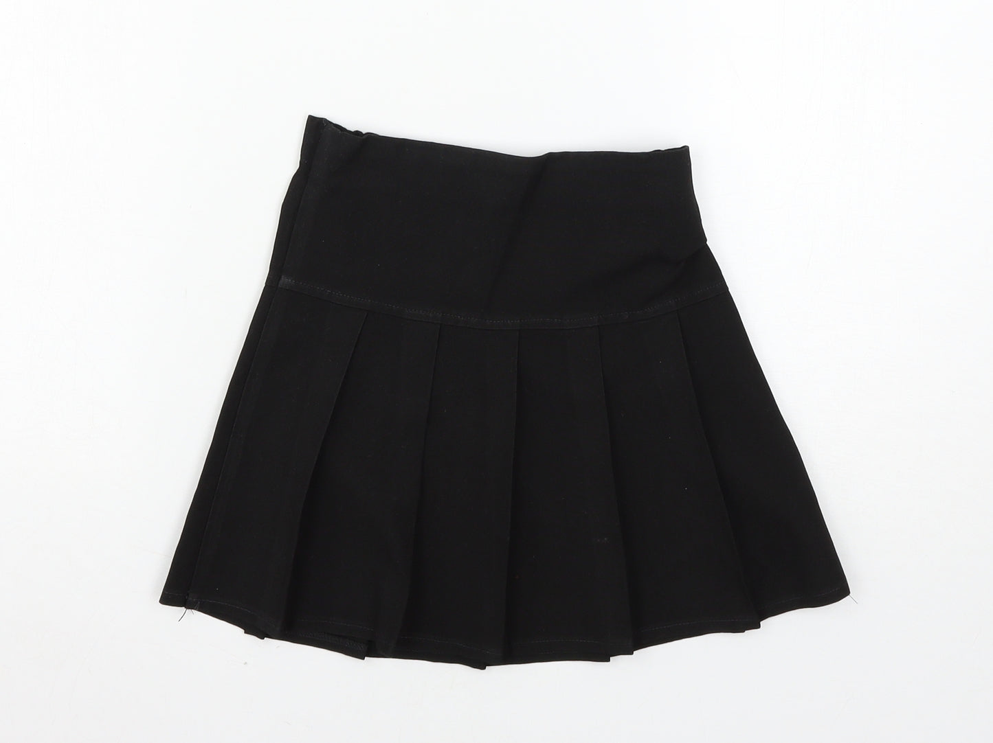 Marks and Spencer Girls Black   Flare Skirt Size 6 Years