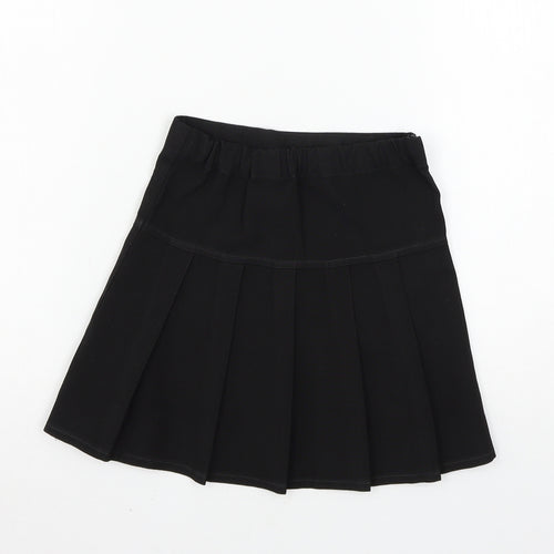 Marks and Spencer Girls Black   Flare Skirt Size 6 Years
