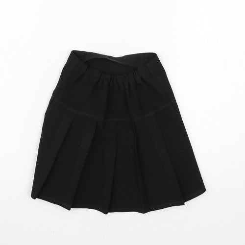 Marks and Spencer Girls Black   Flare Skirt Size 6 Years