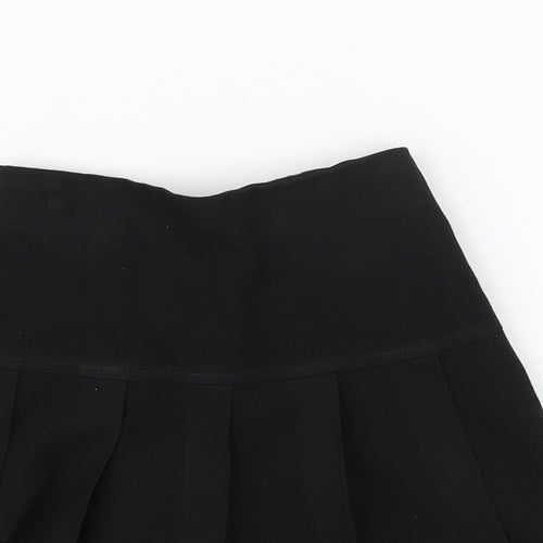 Marks and Spencer Girls Black   Flare Skirt Size 6 Years