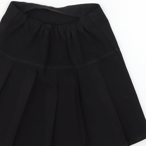 Marks and Spencer Girls Black   Flare Skirt Size 6 Years