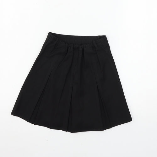 George Girls Black   Flare Skirt Size 5-6 Years