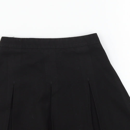 George Girls Black   Flare Skirt Size 5-6 Years