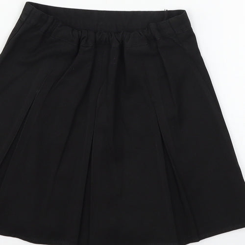 George Girls Black   Flare Skirt Size 5-6 Years