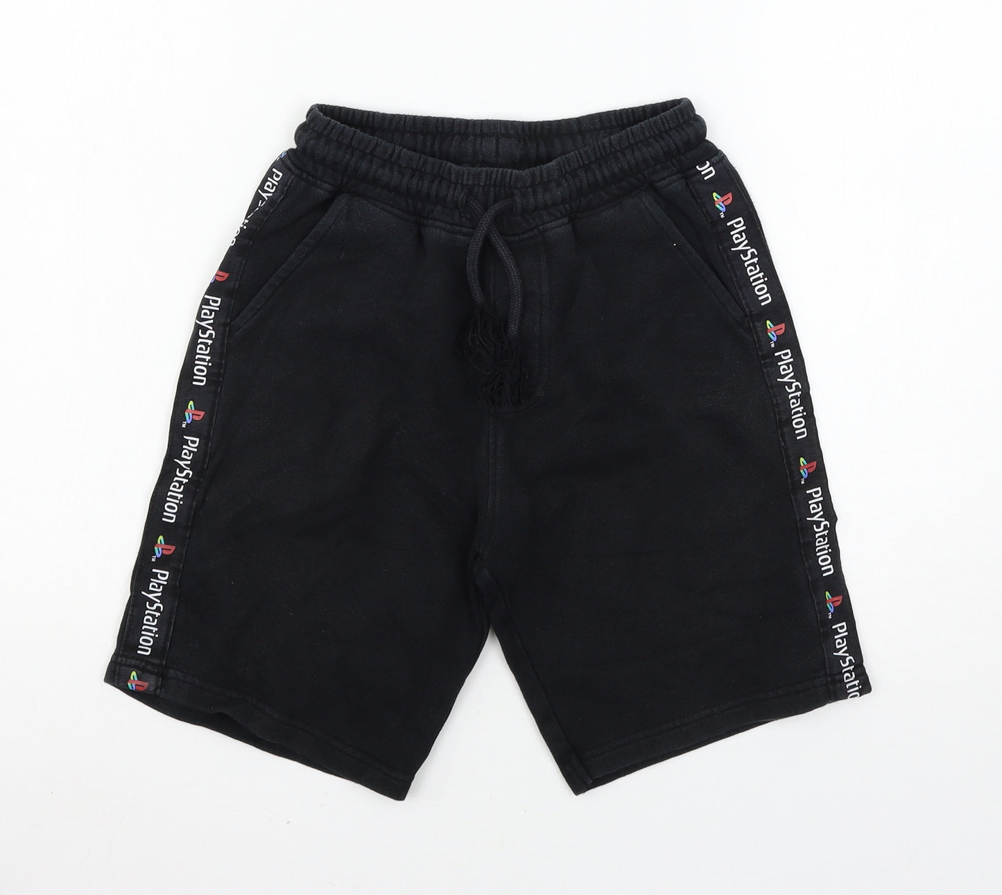 NEXT Boys Black  Jersey Sweat Shorts Size 10 Years