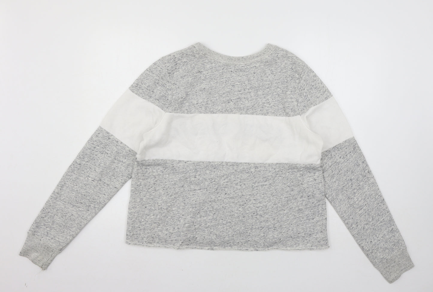 Abercrombie & Fitch Womens Grey  Jersey Pullover Sweatshirt Size L