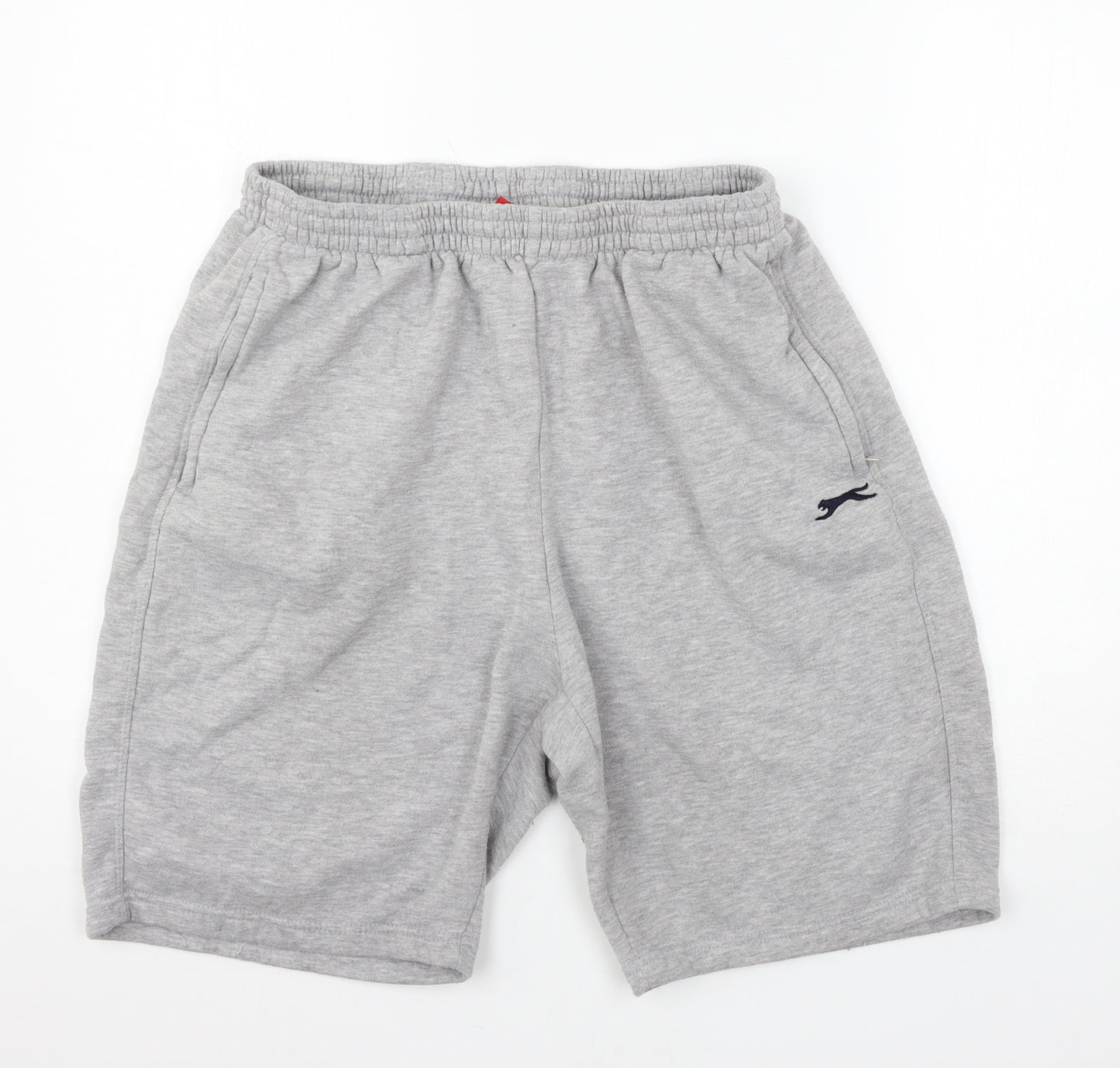Slazenger Mens Grey  Jersey Sweat Shorts Size XL