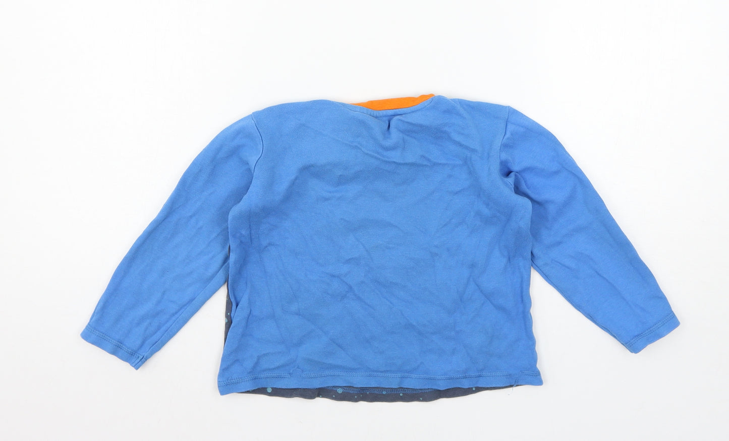 George Boys Blue  Jersey Basic T-Shirt Size 6-7 Years  - RYANS WORLD