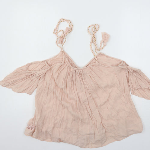 River Island Womens Pink   Basic Blouse Size 10