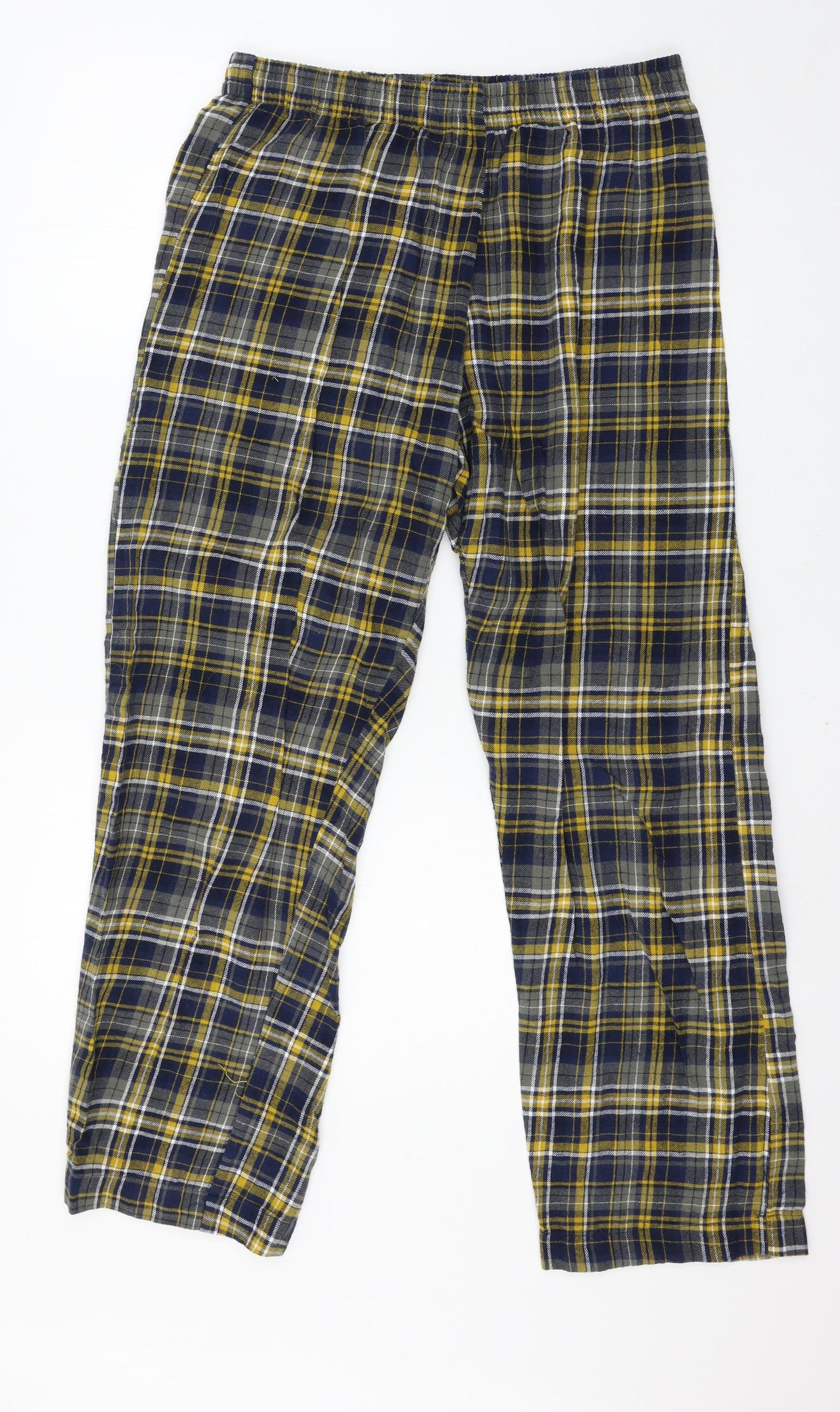 Mountain Warehouse Mens Blue Plaid   Pyjama Pants Size M